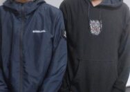 Dua tersangka keributan dengan warga yang membawa airsoft gun dan parang di Cigudeg, Kabupaten Bogor ditangkap polisi, foto/Polres Bogor