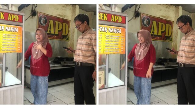 Korban pencurian handphone pegawai ayam geprek di Dramaga, Kabupaten Bogor, foto/dok polisi