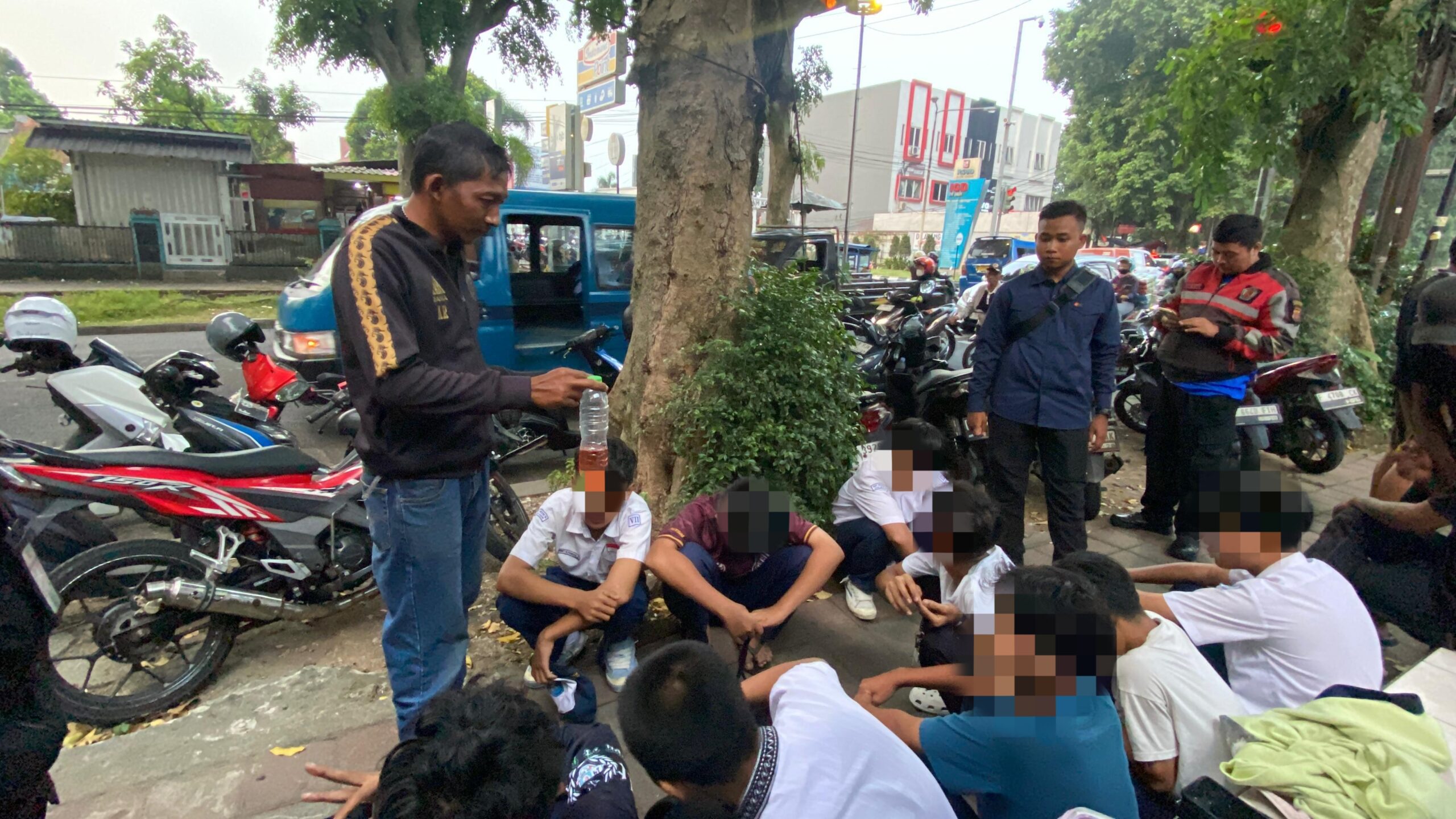 Delapan pelajar SMP diamankan Satgas Pelajar Kota Bogor, foto/istimewa