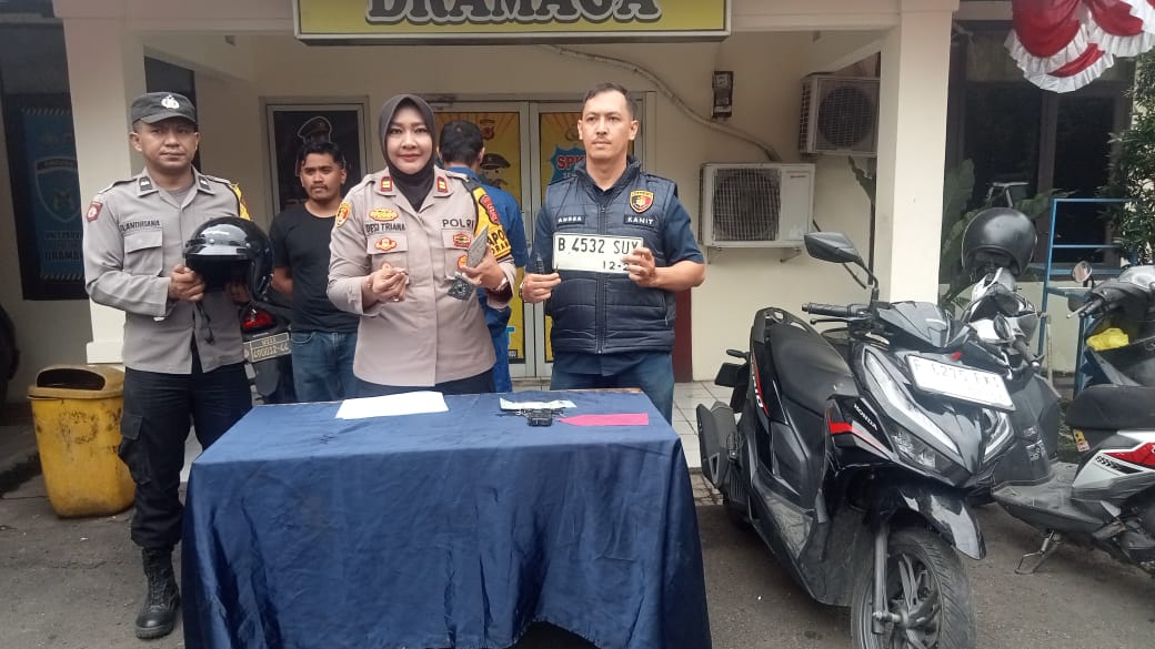Polisi membekuk pelaku pencurian motor milil mahasiswa IPB Dramaga, foto/polisi