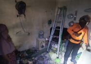 Pasangan suami istri luka-luka terkena ledakan tabung gas di wilayah Kayu Manis, Kecamatan Tanah Sareal, Kota Bogor. Foto/dok BPBD