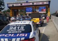 Tiga minibus alami kecelakaan beruntun di Exit GT Citeureup, Kabupaten Bogor, foto/polisi