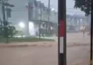Tanggul jebol membuat perumahan di wilayah Kemang, Kabupaten Bogor diterjang banjir, foto/istimewa