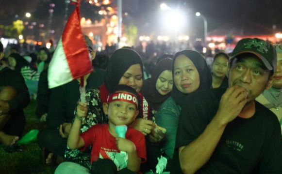 Alun-alun Kabupaten Bogor Jadi Ruang Kebersamaan, Nobar Timnas Dongkrak Aktivitas UMKM