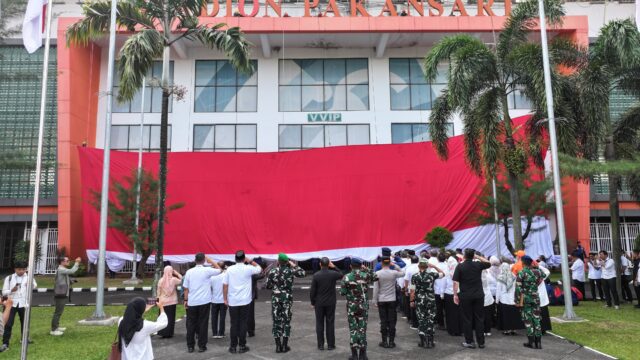 Merah Putih Berkibar, Rudy Susmanto Dorong Semangat Nasionalisme Warga Bogor